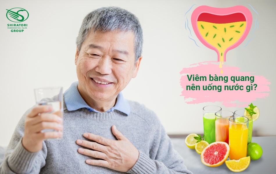 Viêm bàng quang uống nước gì tốt nhất?